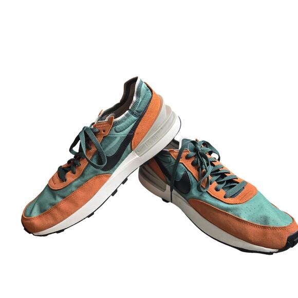 Nike Waffle One SE sneakers in the "Pro Green/Rust Oxide/Rush Orange" - Picture 3 of 8